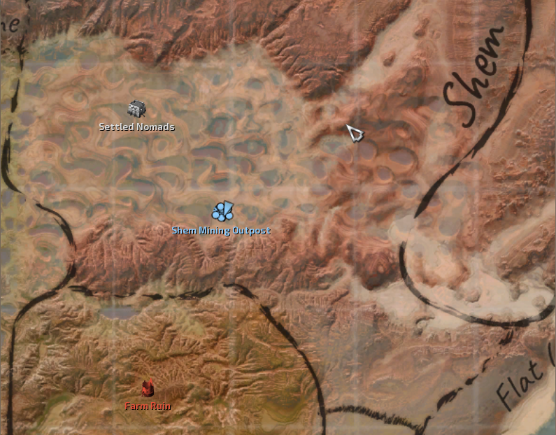 Shem Mining Outpost Map Location